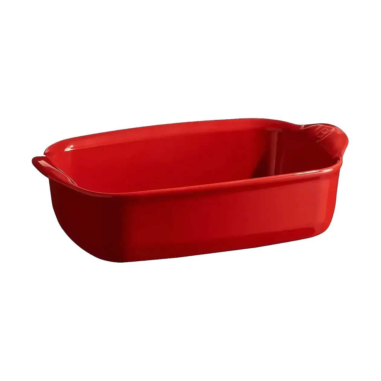 Emile Henry rechteckige Auflaufform 0,7 l, Rot Emile Henry