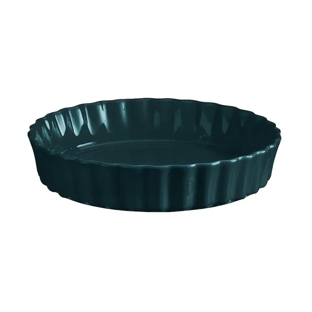 Emile Henry Tarteform Ø24 cm, Petrol Emile Henry