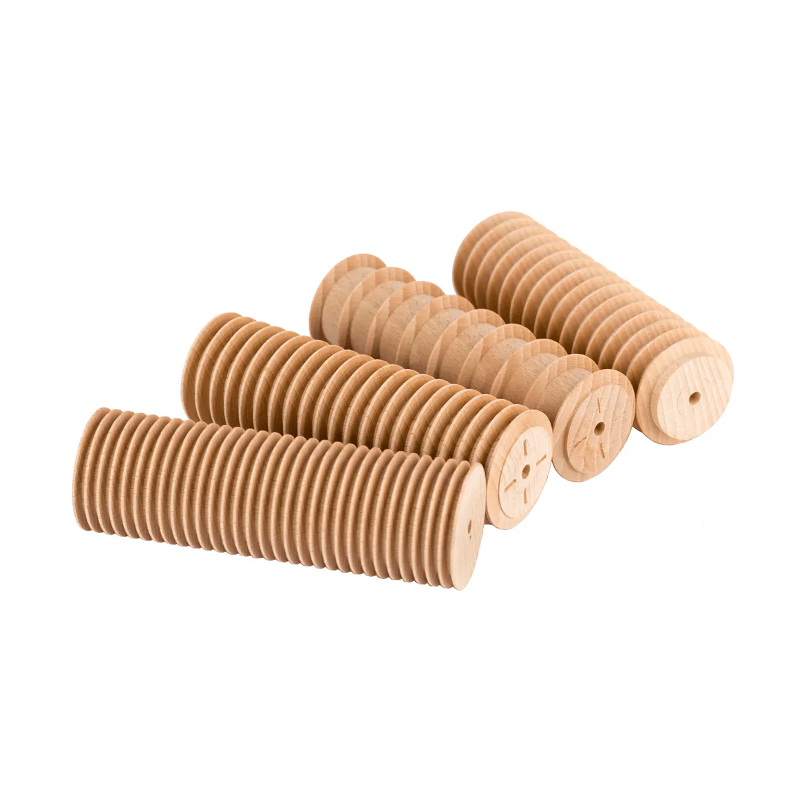 Eppicotispai Patty Pasta-Nudelholz- und Pastaschneide-Set, Buchenholz Eppicotispai