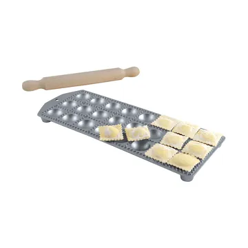 Eppicotispai Ravioliform mit Nudelholz - Aluminium, 24 Löcher - Eppicotispai