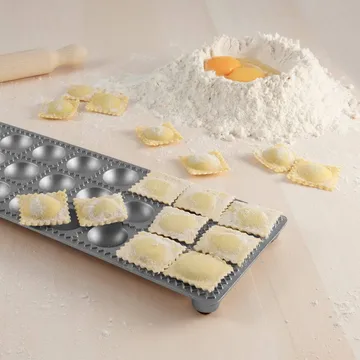 Eppicotispai Ravioliform mit Nudelholz - Aluminium, 24 Löcher - Eppicotispai