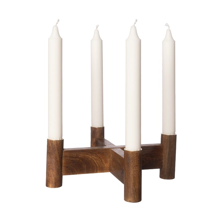 Ernst Adventsleuchter Ø22x8 cm - Dunkelbraun - ERNST