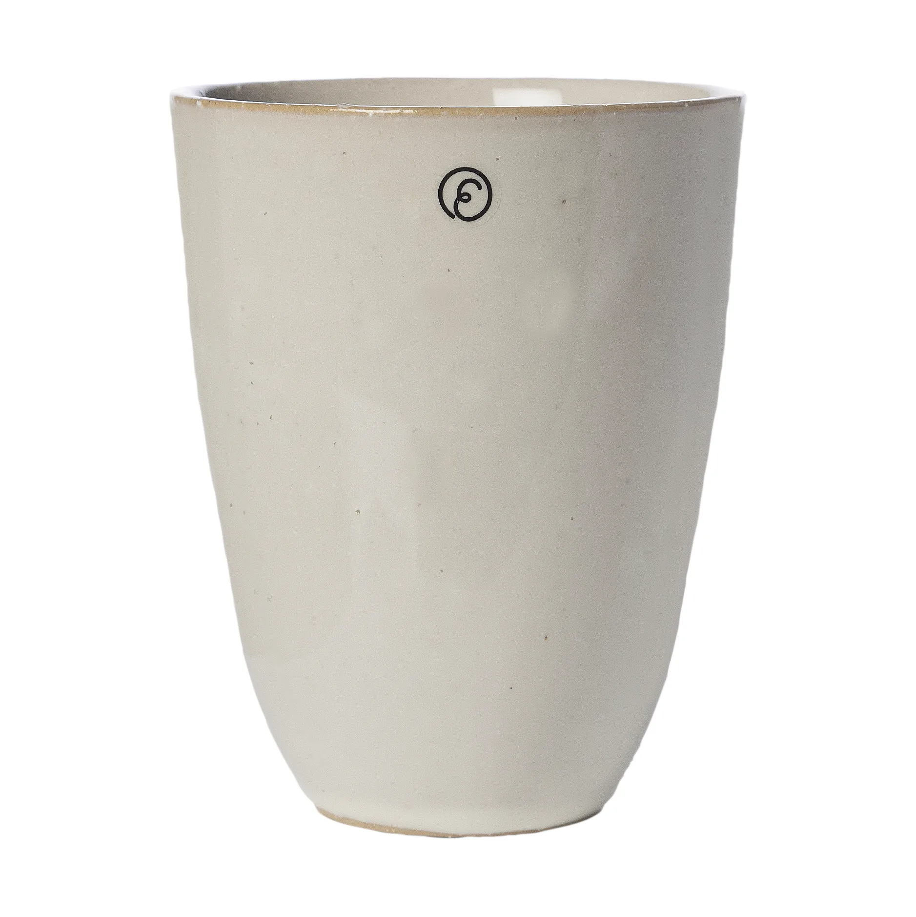 Ernst Becher ohne Henkel 11,5 cm, Naturweiß ERNST