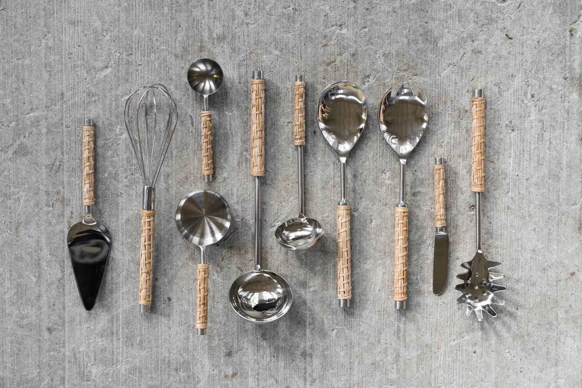 Ernst Dezilitermessbecher geflochtener Griff, Seegras, 18 cm ERNST