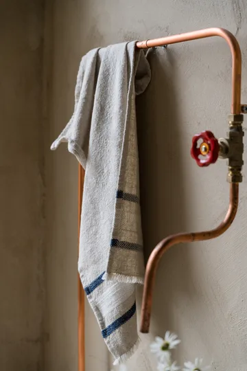 Ernst Geschirrtuch - Natur-weiß-blau, 47x70 cm - ERNST