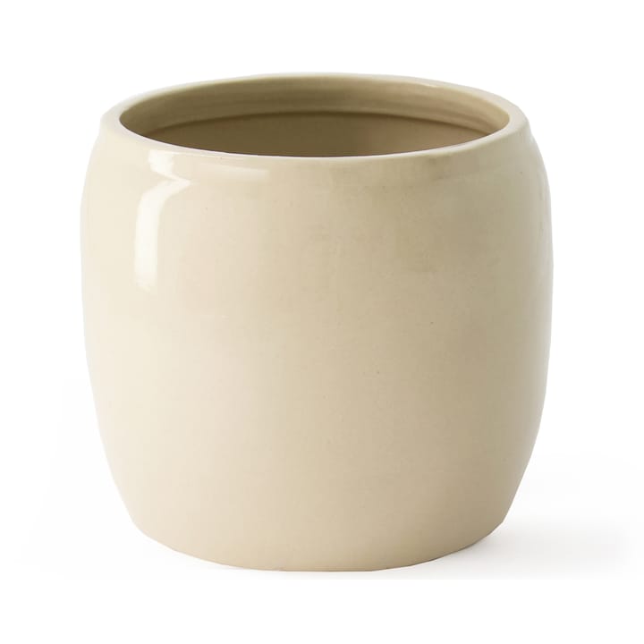 Ernst Glasierter Blumentopf Ø19,5cm - Beige - ERNST