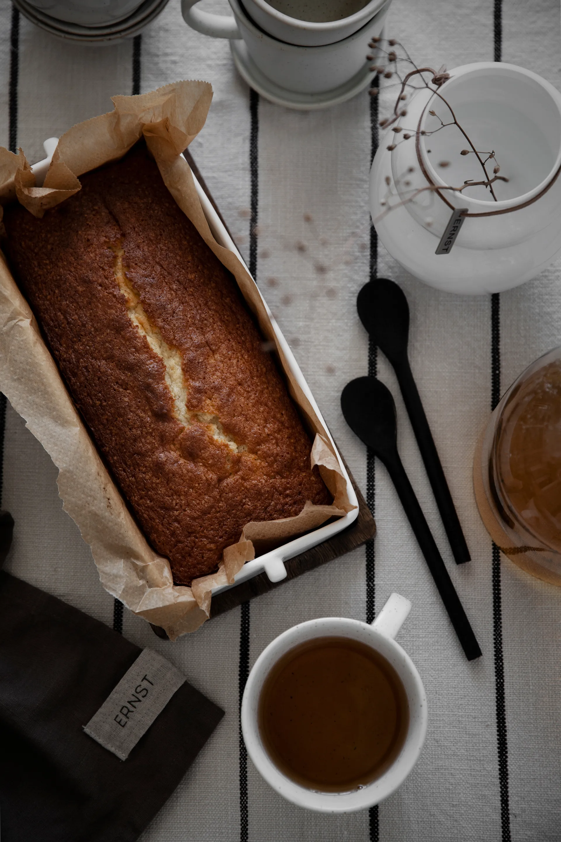 Ernst Glasvase gewölbt 14cm, Weiß ERNST