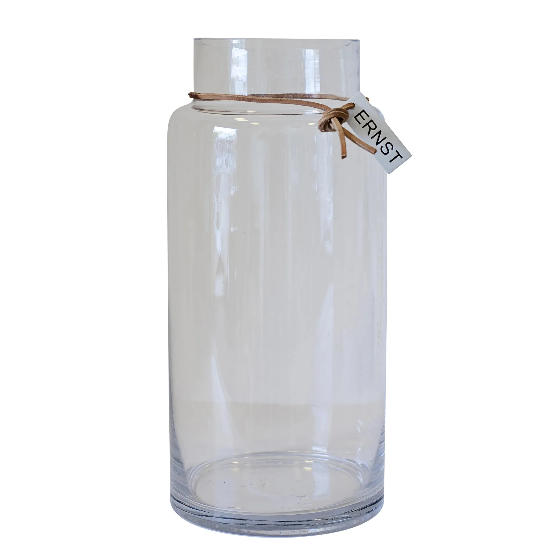 Ernst Glasvase H33cm Ø11,5cm, Klar ERNST