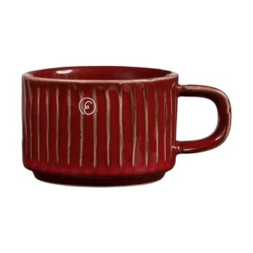 Ernst Glöggbecher geriffelt klein 10 cl - Rot - ERNST