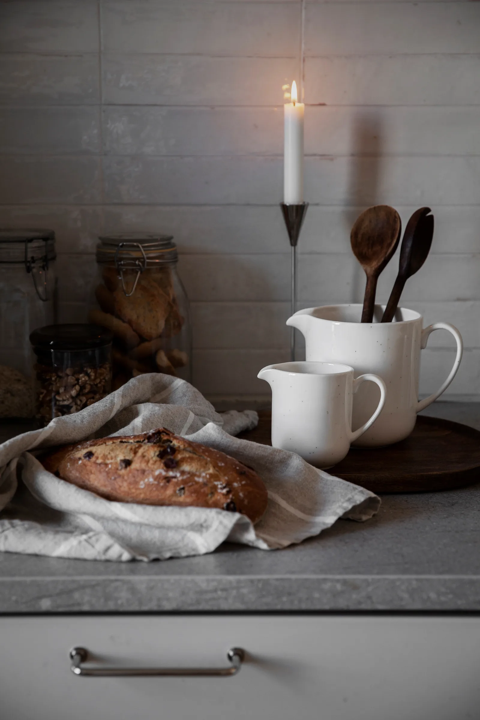 Ernst Karaffe mit Henkel 1L, Vanille ERNST