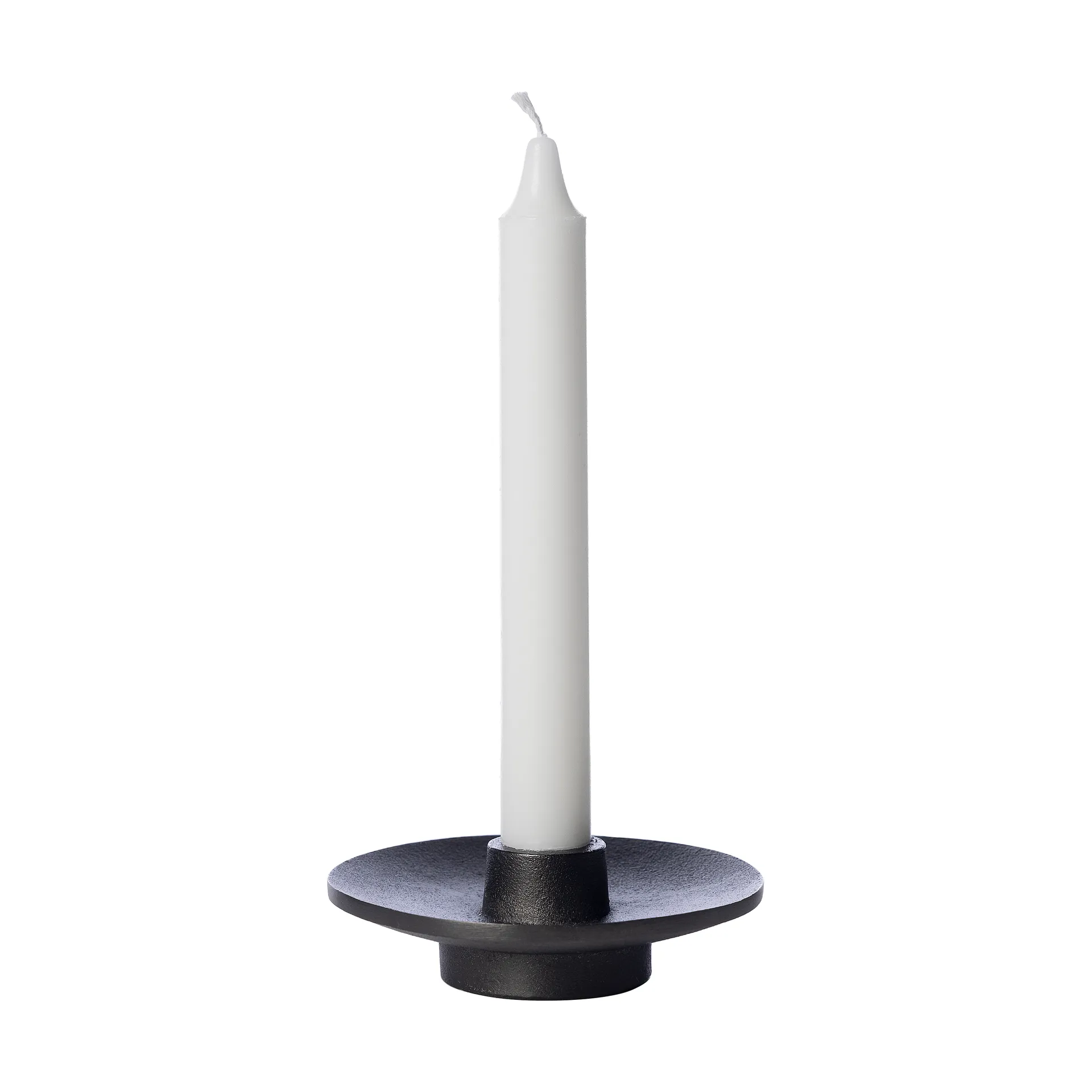 Ernst Kerzenhalter aluminium Ø12 cm, Schwarz ERNST