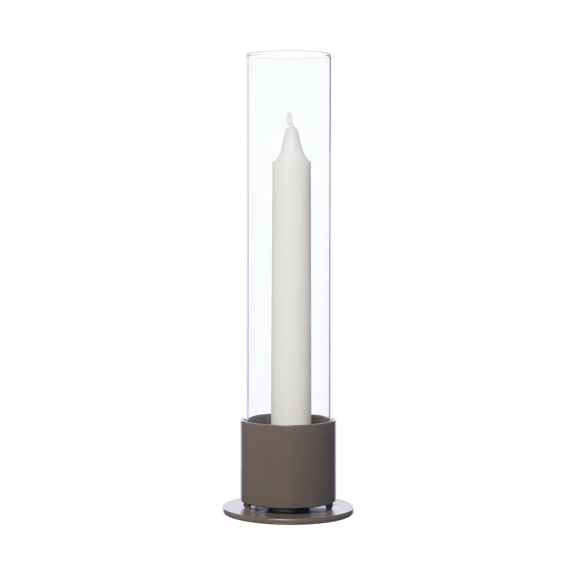 Ernst Kerzenhalter Glaszylinder Ø7,5 cm, Maulwurf ERNST