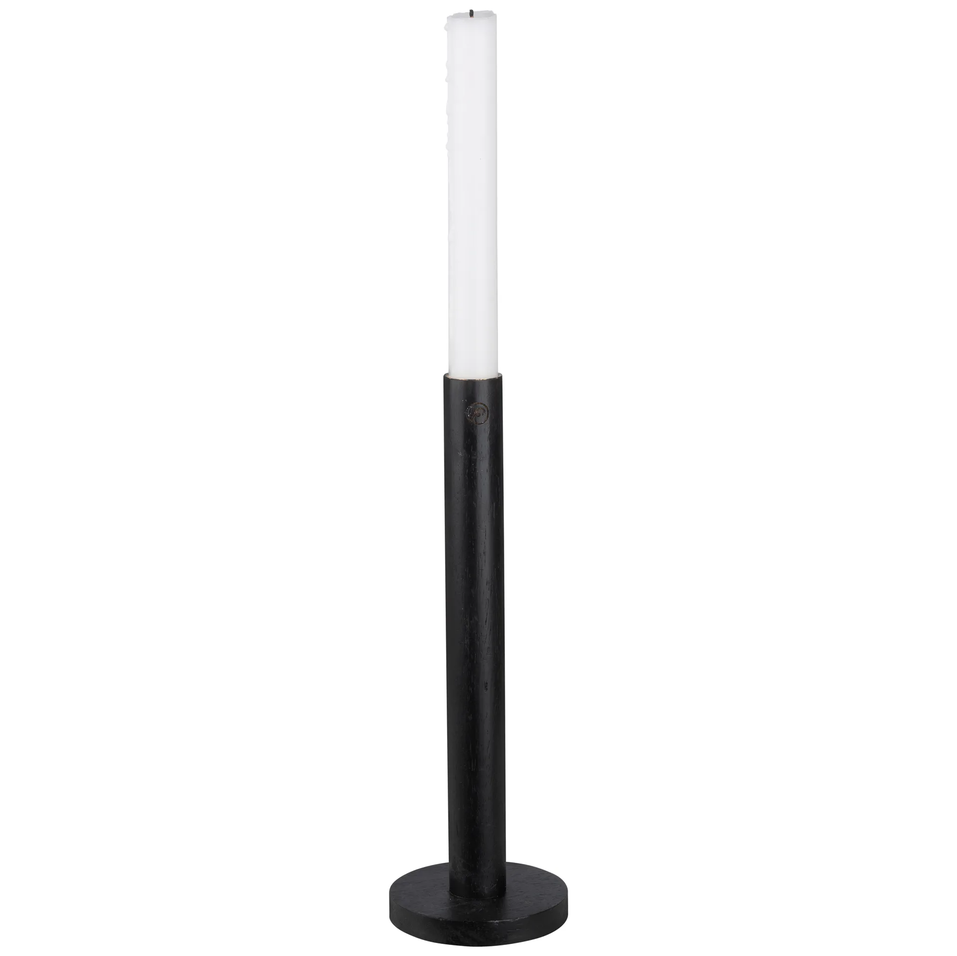 Ernst Kerzenhalter Holz schwarz, 25cm ERNST