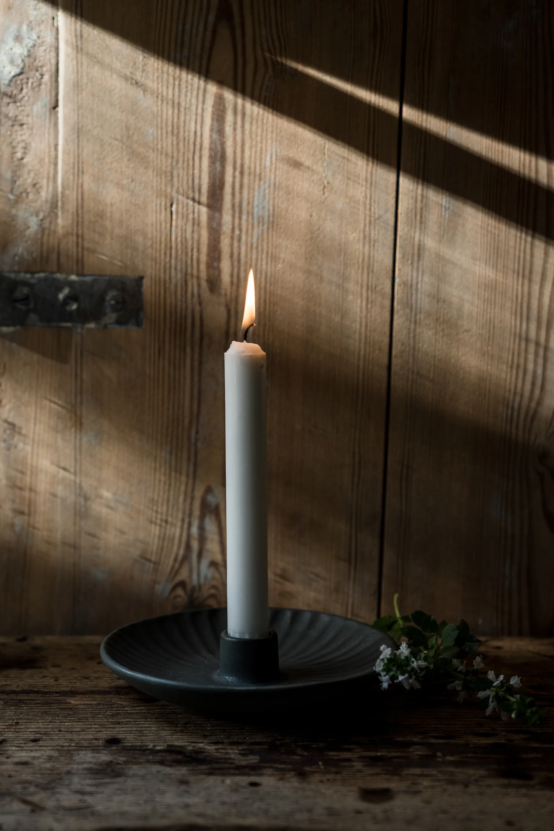 Ernst Kerzenplatte-Kerzenständer, Petrol ERNST