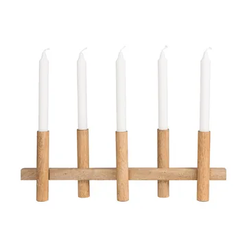 Ernst Kerzenständer 5-flammig - Helles Holz - ERNST
