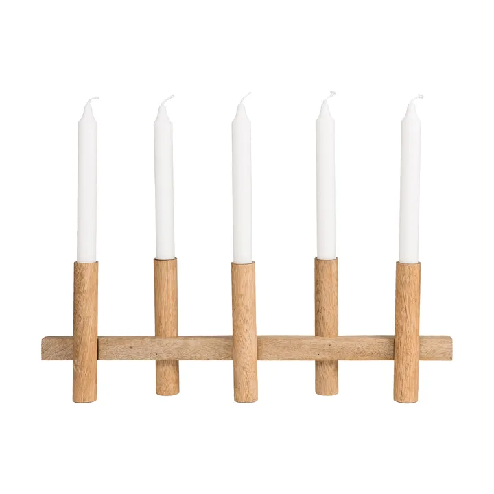 Ernst Kerzenständer 5-flammig - Helles Holz - ERNST