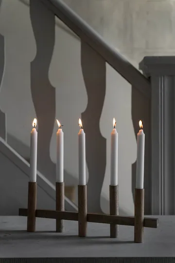 Ernst Kerzenständer 5-flammig - Helles Holz - ERNST