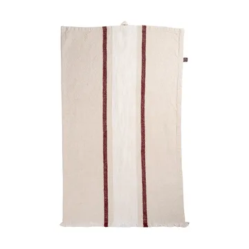 Ernst Küchentuch - Natur-Weiß-Rot, 47x70 cm - ERNST