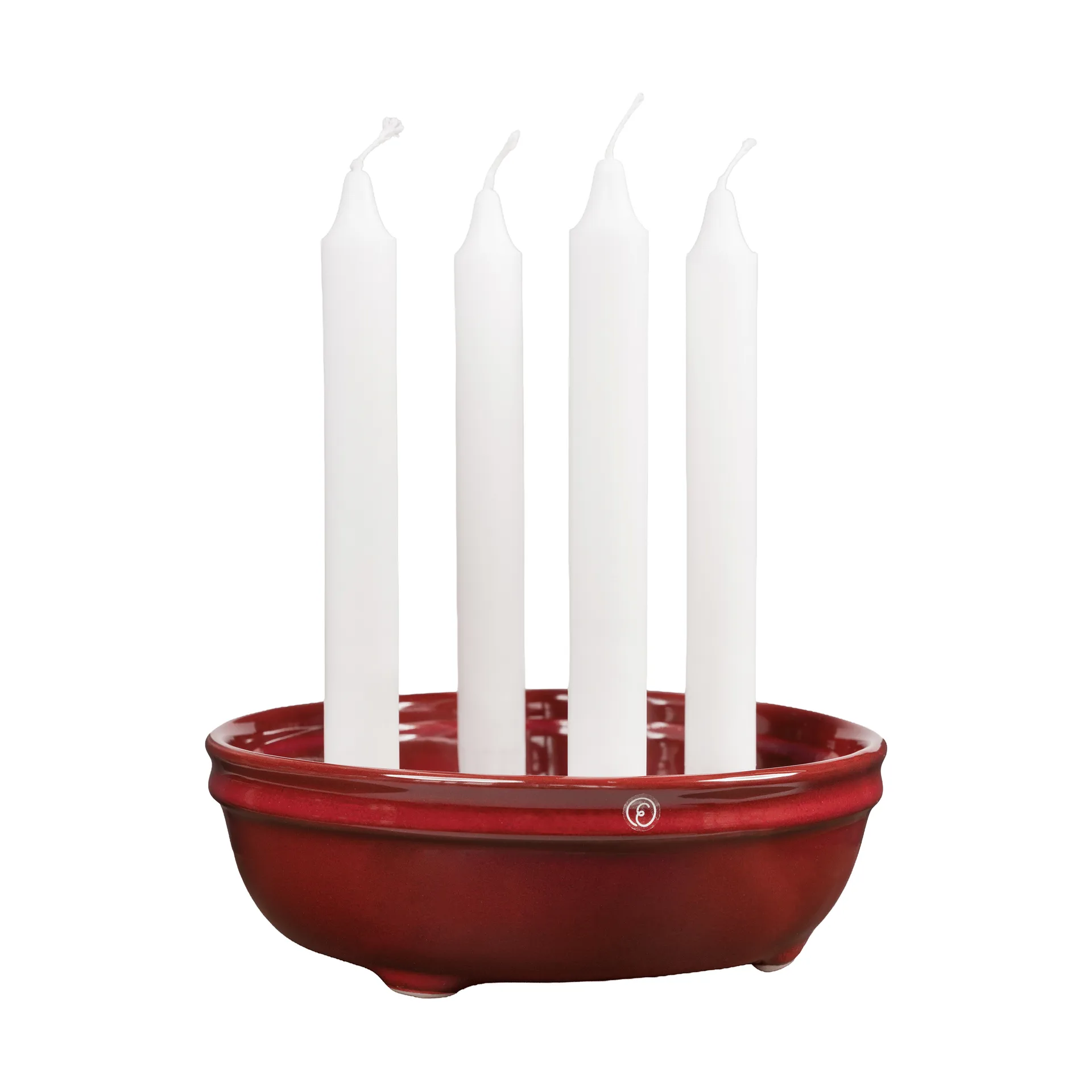 Ernst Lichtschale 4 Kerzen, Rot ERNST