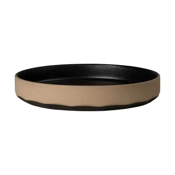Ernst ofenfestes Serviergeschirr - Schwarz-Natur, Ø25x4 cm - ERNST