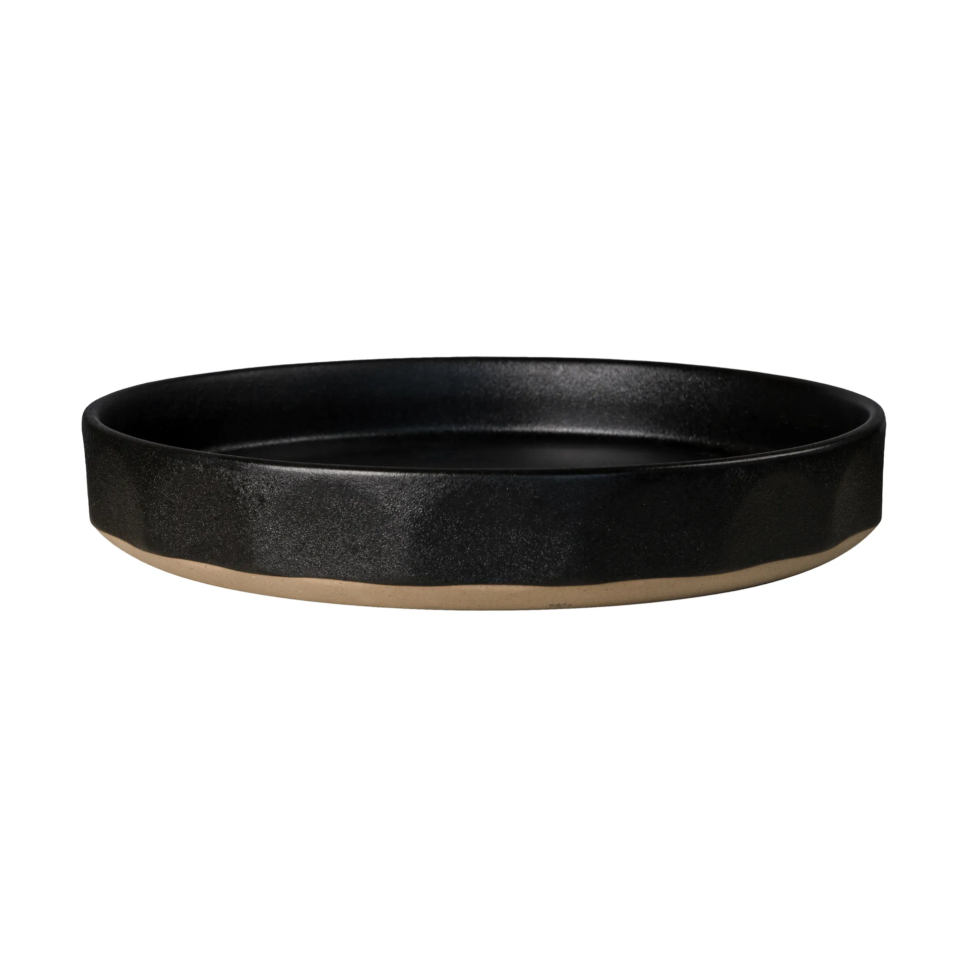 Ernst ofenfestes Serviergeschirr, Schwarz-Natur, Ø30x5 cm ERNST