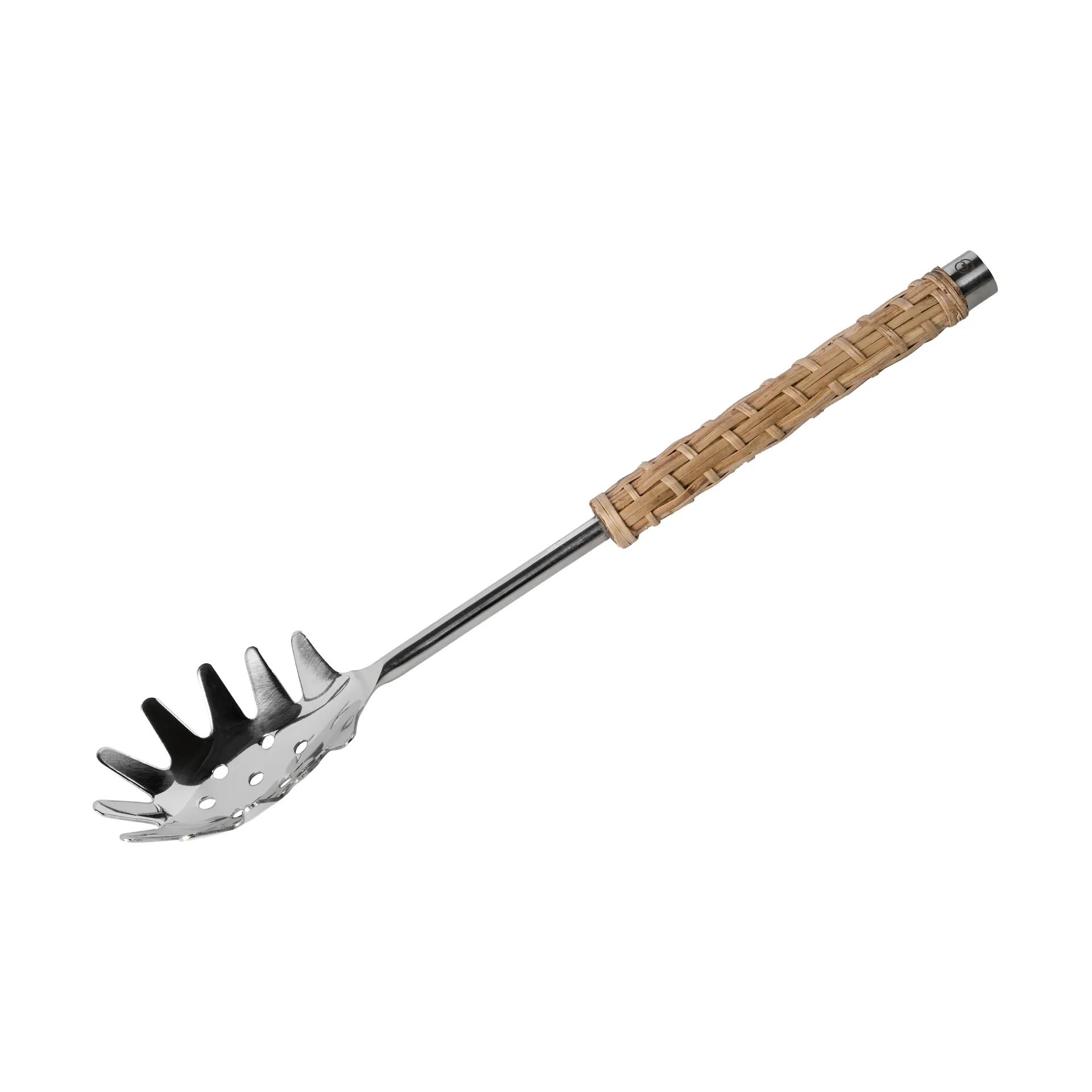 Ernst Pastalöffel geflochtener Griff, Seegras, 29 cm ERNST