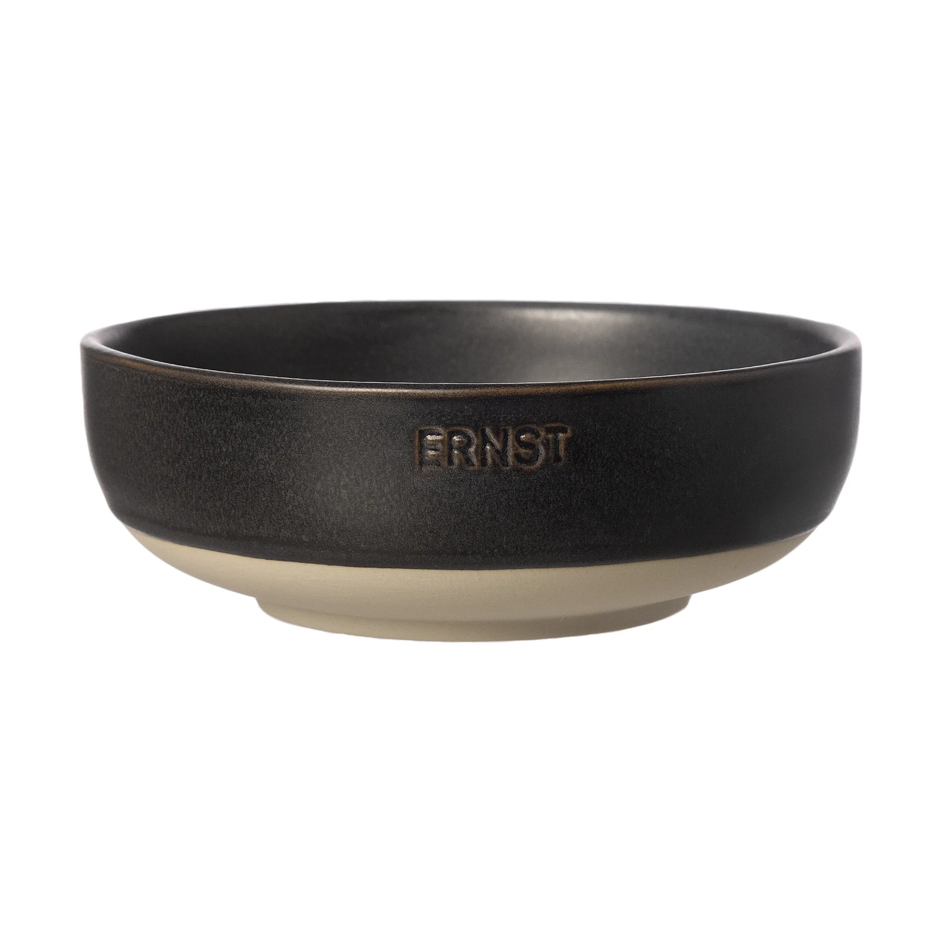 Ernst Schüssel, Mattschwarz-natürlicher Boden, Ø14 cm ERNST