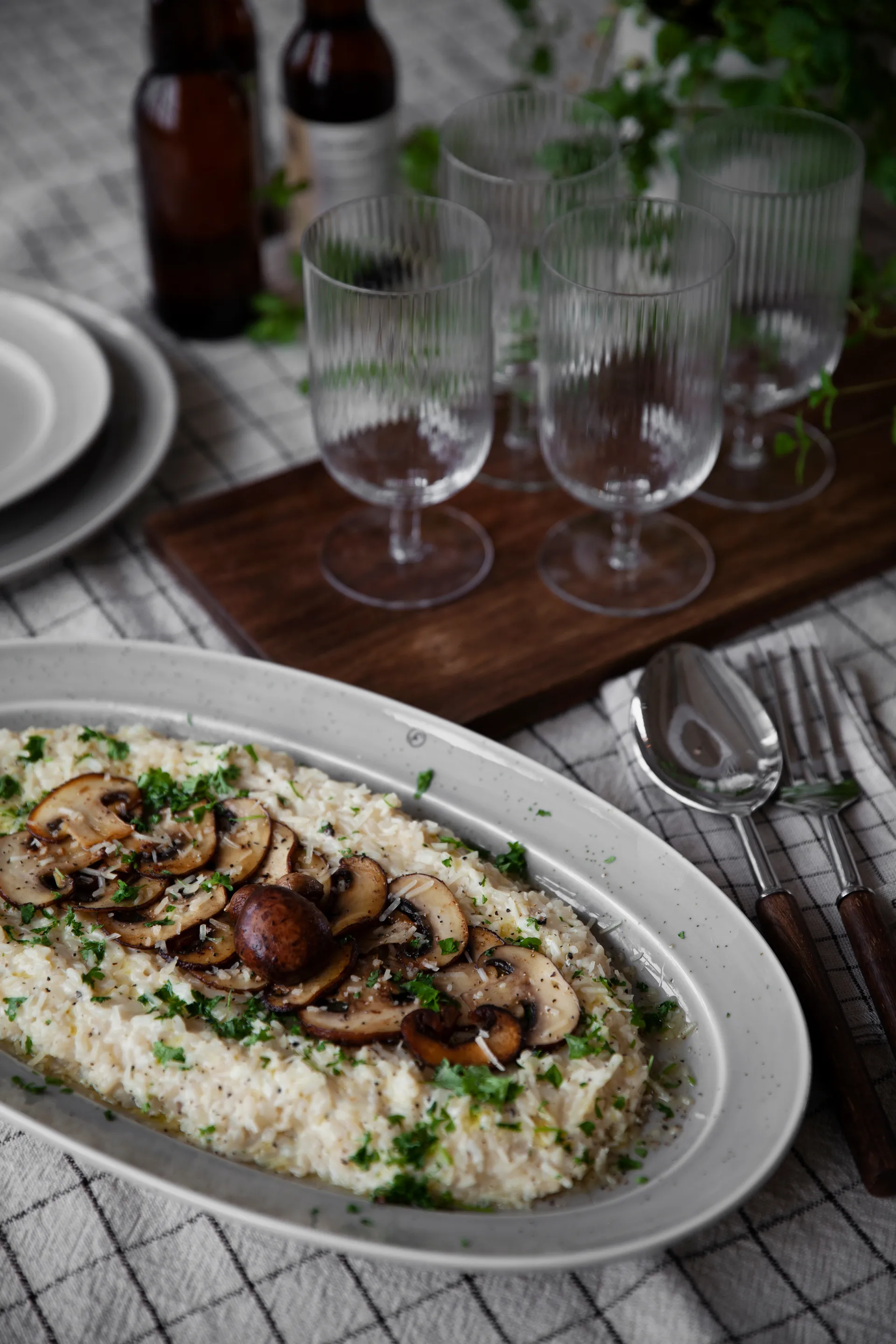 Ernst Servierteller oval 18x30 cm, Vanille ERNST