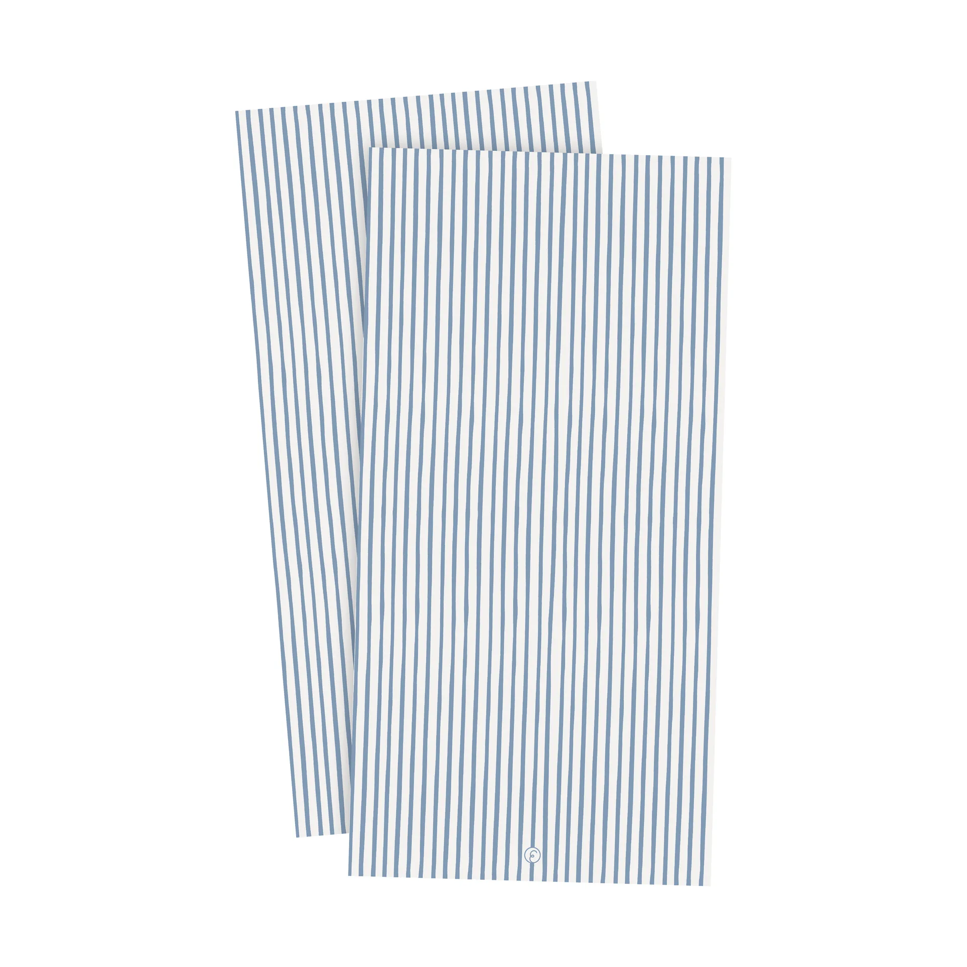 Ernst Serviette gestreift 10x20cm 20er-Pack, Hellblau-weiß ERNST