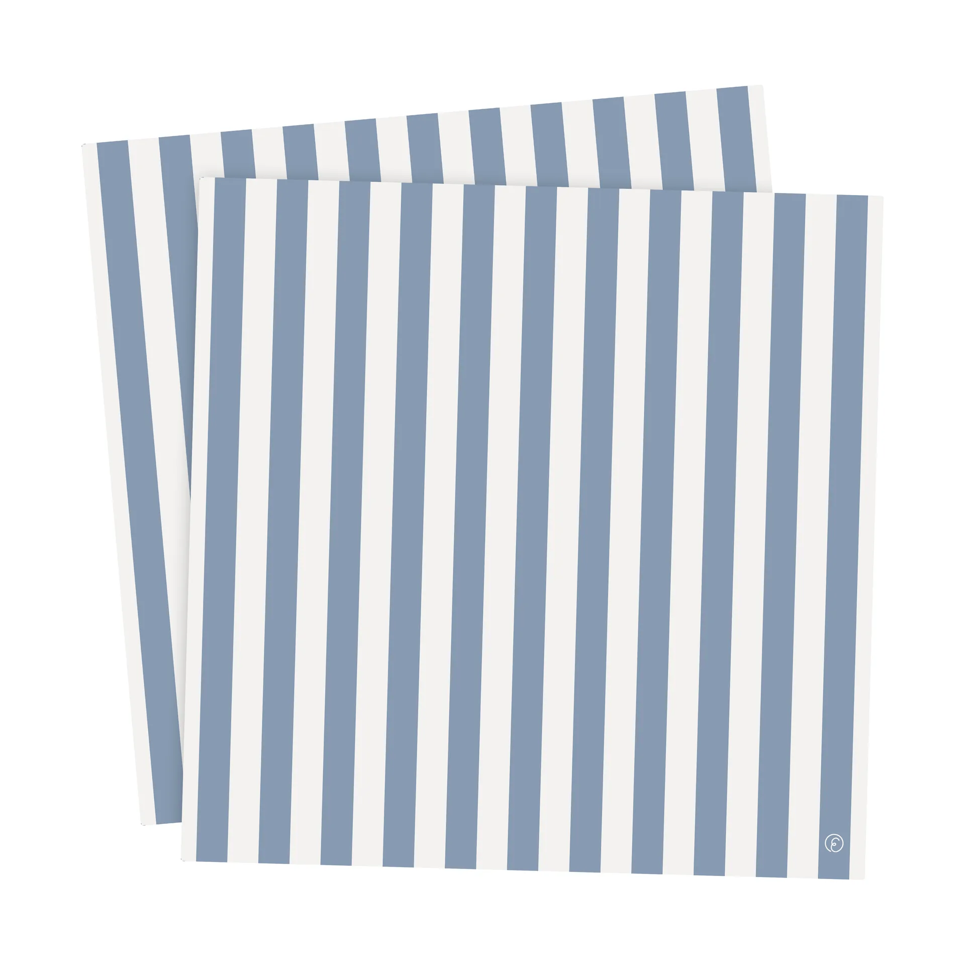 Ernst Serviette gestreift 33x33 cm 20er-Pack, Hellblau-weiß ERNST