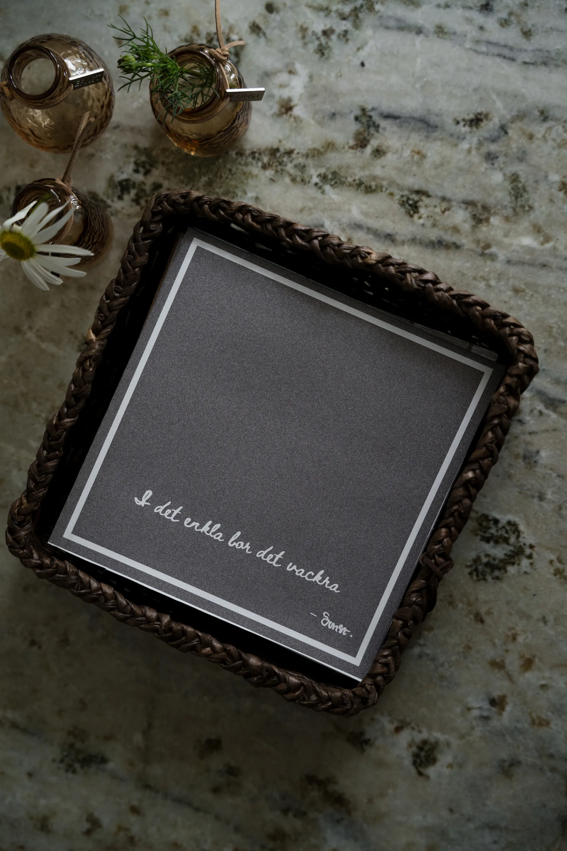 Ernst Serviette mit Zitat I det enkla 20er Pack, Maulwurf ERNST