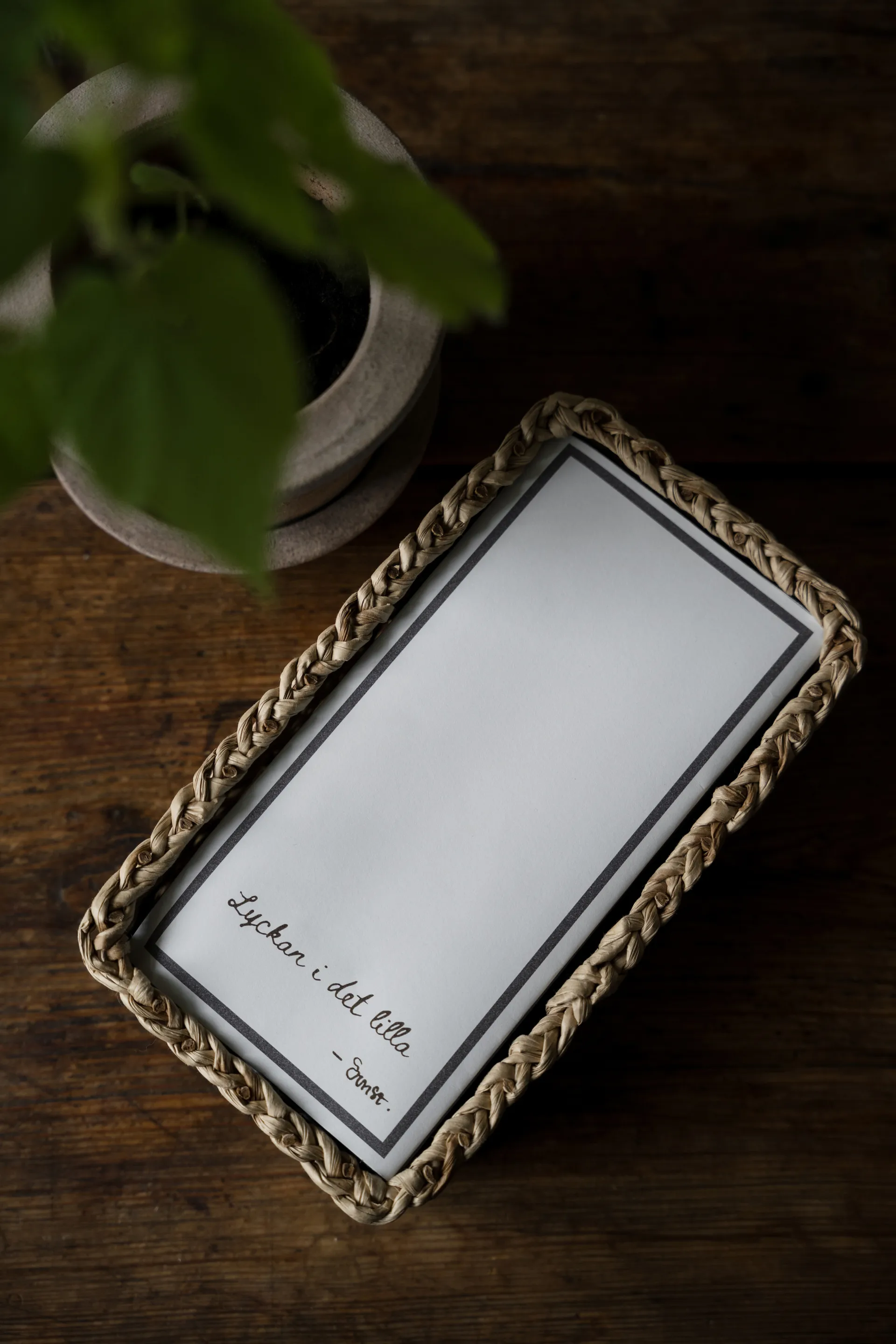 Ernst Serviette mit Zitat Lycka i det lilla 20er Pack, Weiß ERNST