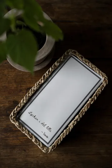 Ernst Serviette mit Zitat Lycka i det lilla 20er Pack - Weiß - ERNST