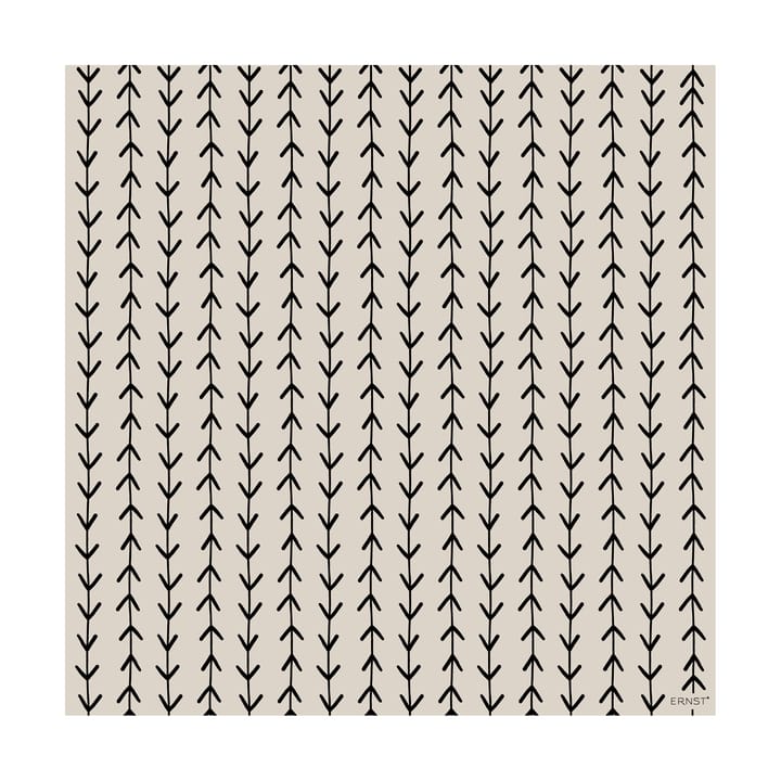 Ernst Serviette Rebe 33x33 cm 20er Pack, Beige-schwarz ERNST
