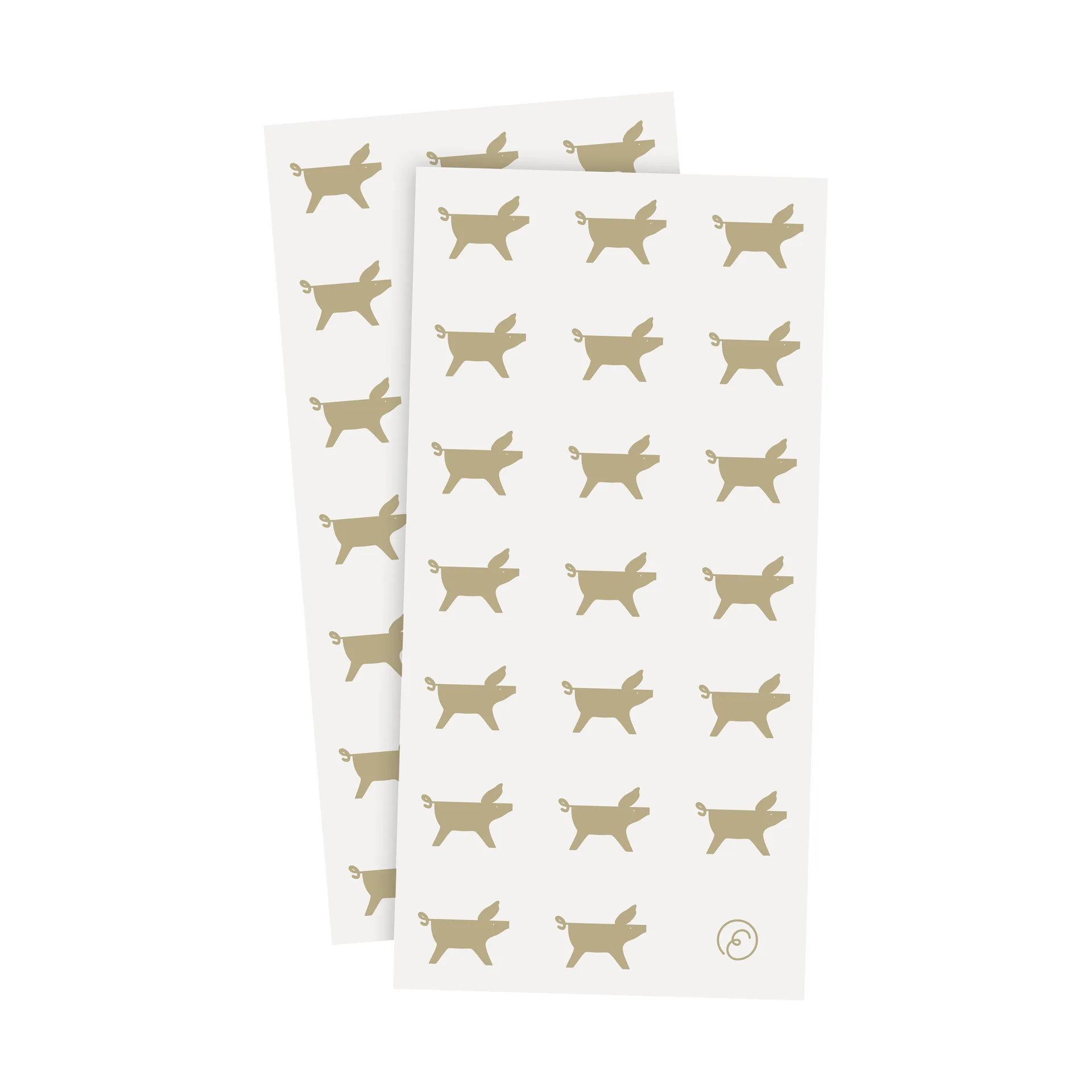 Ernst Serviette Weihnachtschwein 10x20 cm 20er-Pack, Weiss-beige ERNST