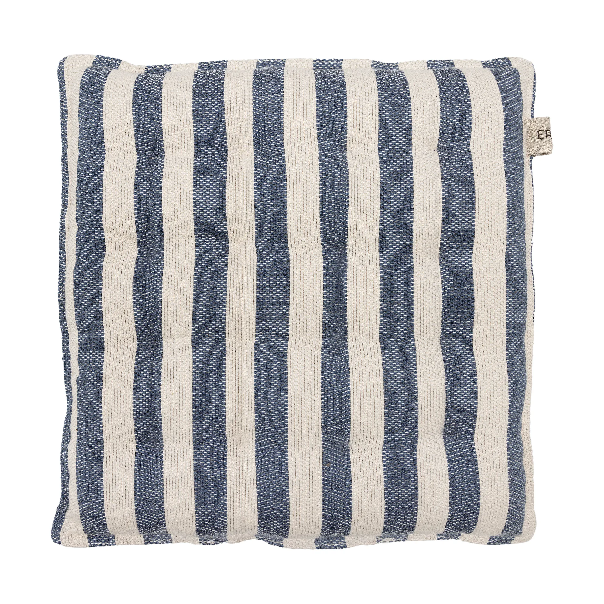 Ernst Sitzkissen 40 x 40cm, Weiß-blau ERNST