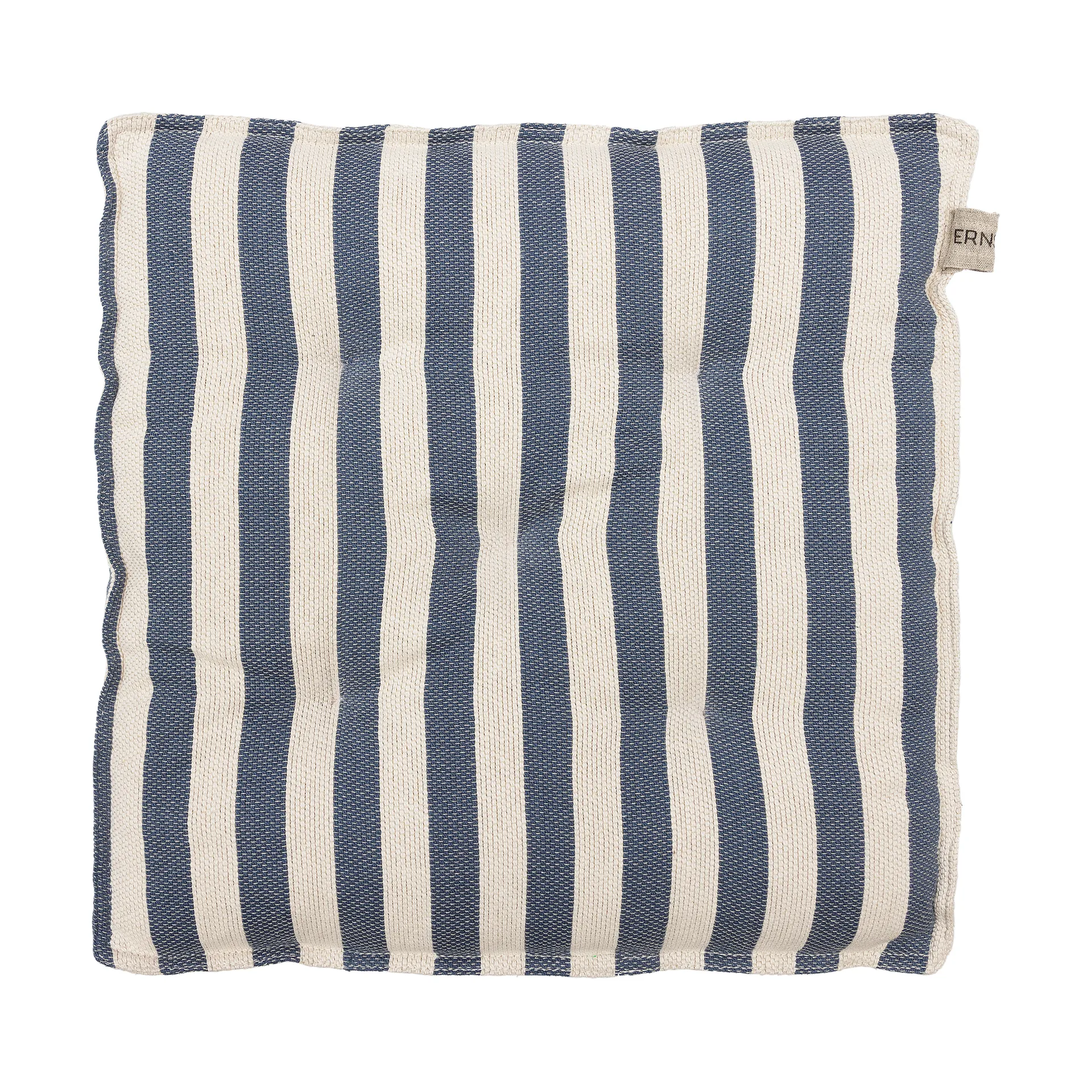 Ernst Sitzkissen 45 x 45cm, Weiß-blau ERNST