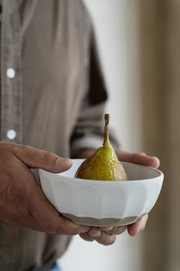 Ernst Steingutschüssel - Weiß-natur, Ø16 cm - ERNST