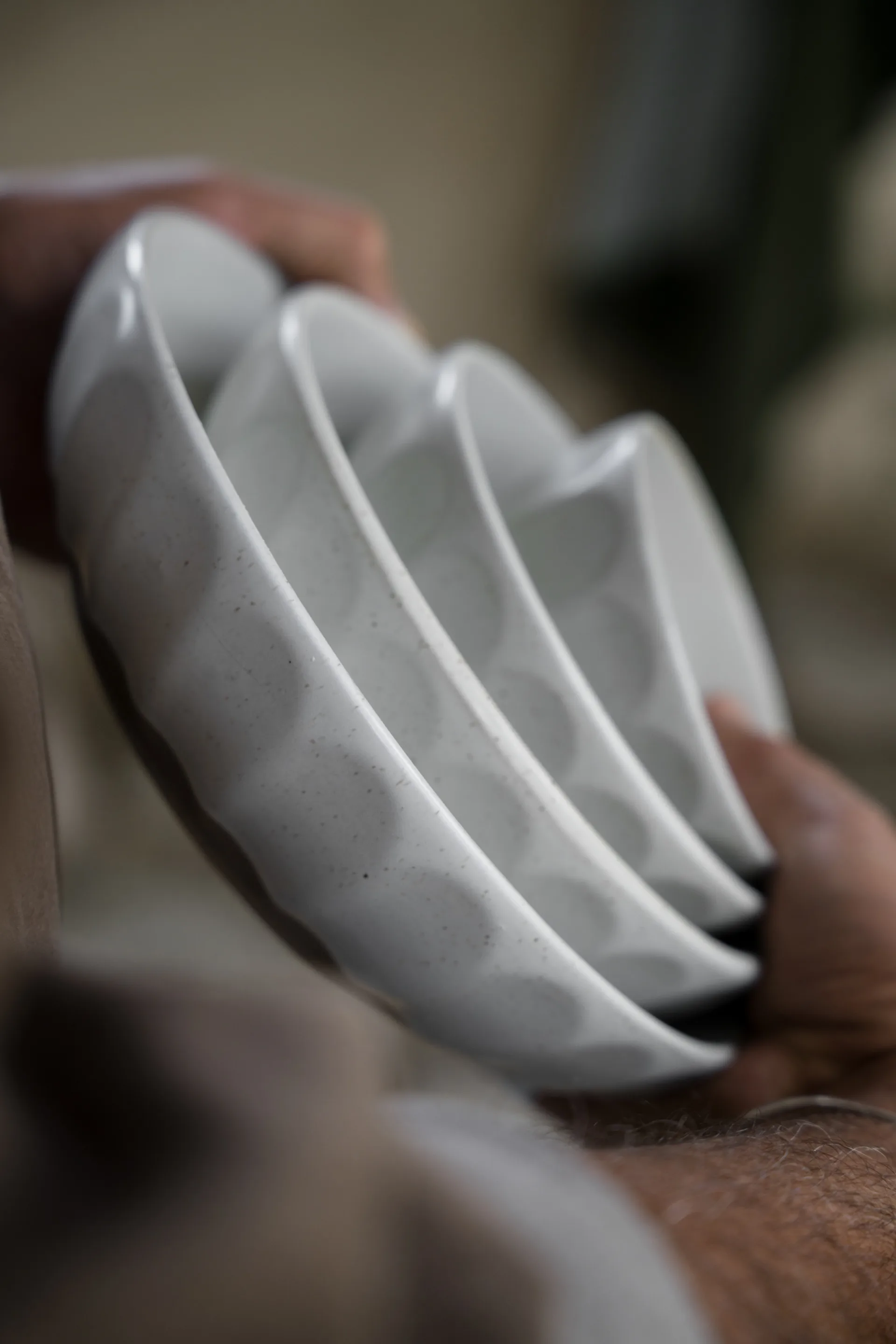 Ernst Steingutschüssel, Weiß-natur, Ø20 cm ERNST