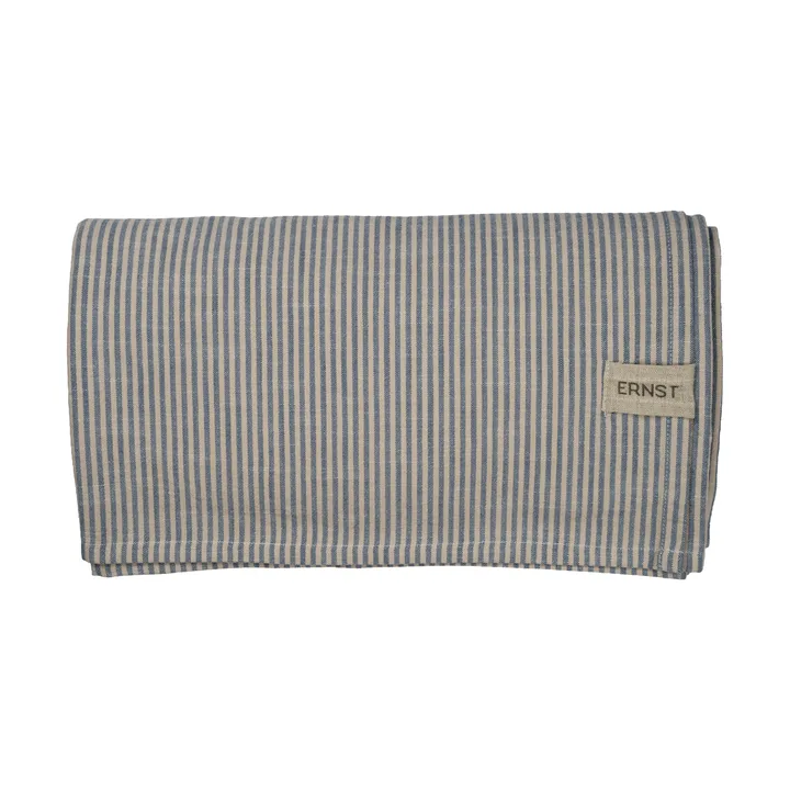 Ernst Tischdecke schmale Streifen 145x300 cm - Blau-weiß - ERNST