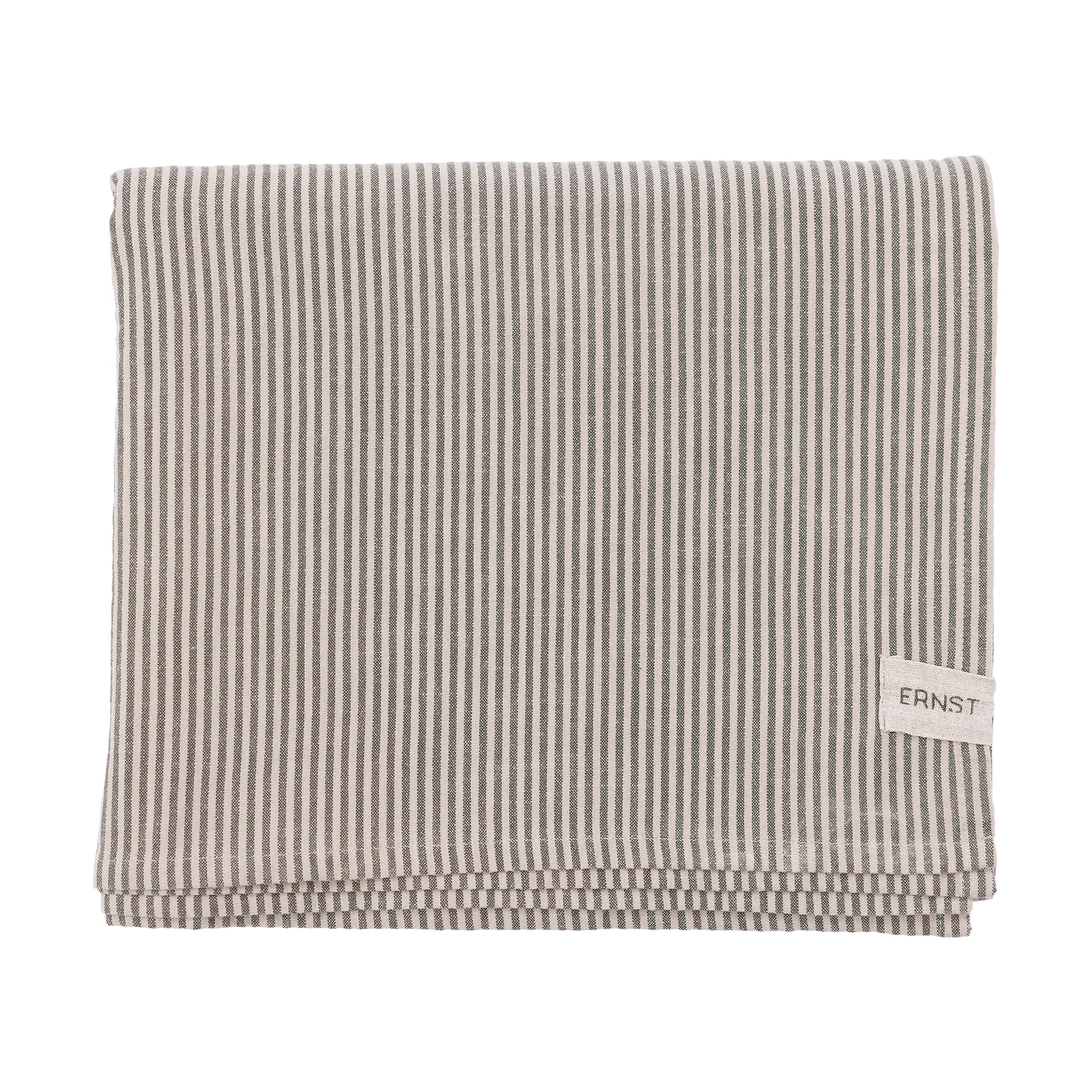 Ernst Tischdecke schmale Streifen 145x300 cm, Grün-beige ERNST