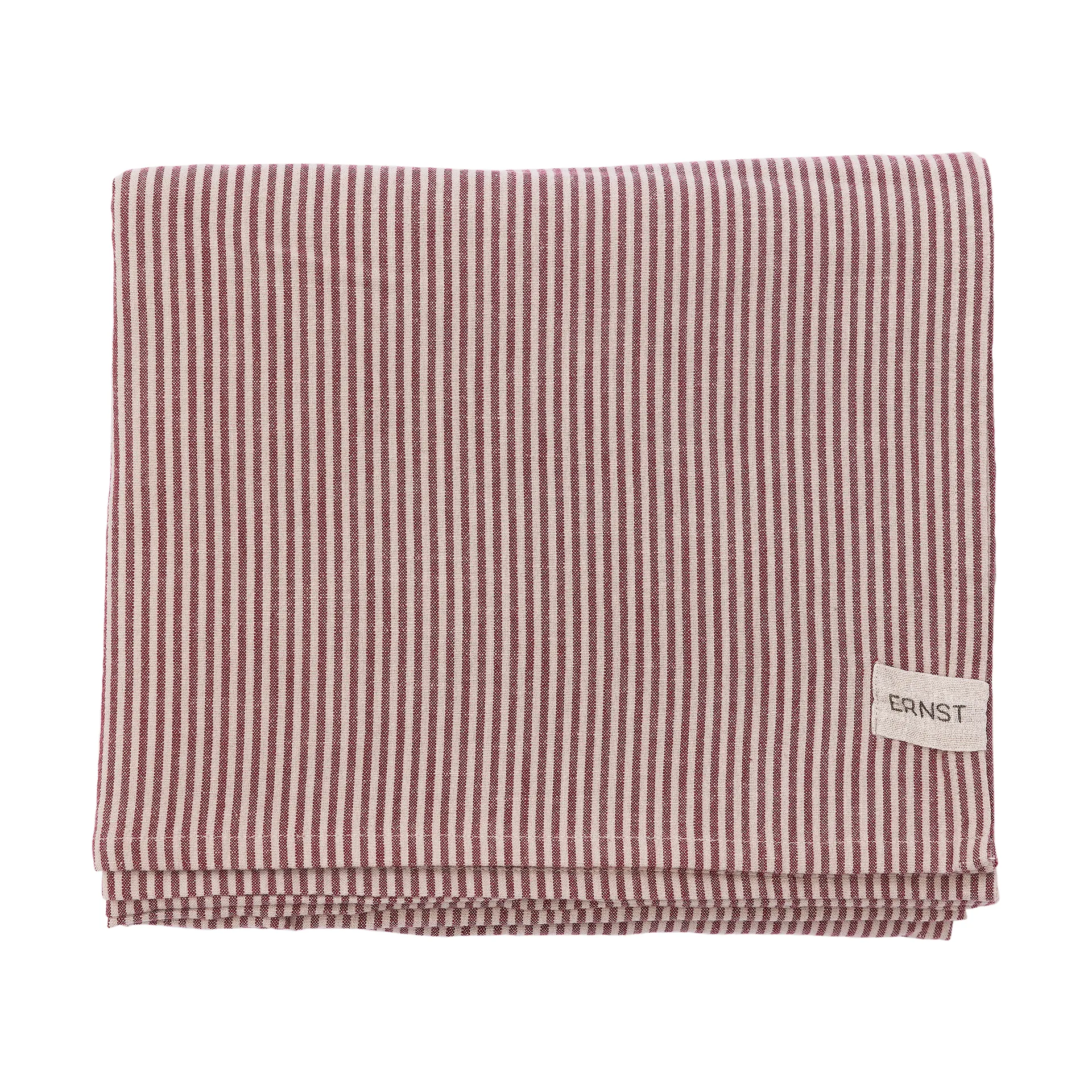 Ernst Tischdecke schmale Streifen 145x300 cm, Rot-beige ERNST