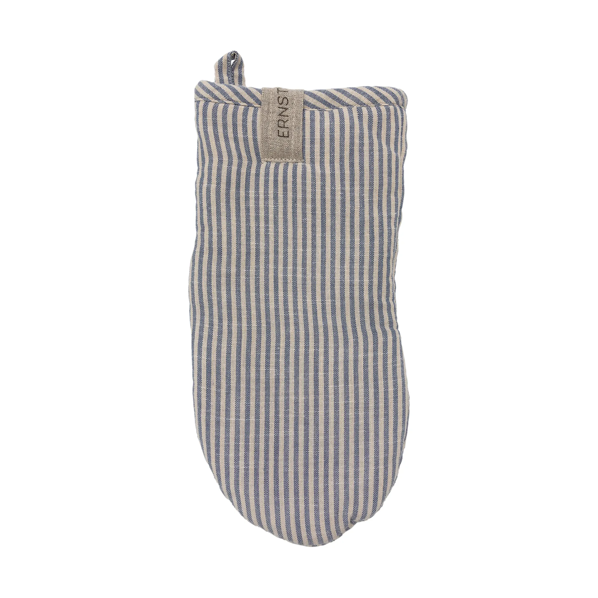 Ernst Topflappen gestreift, Blau-Beige ERNST