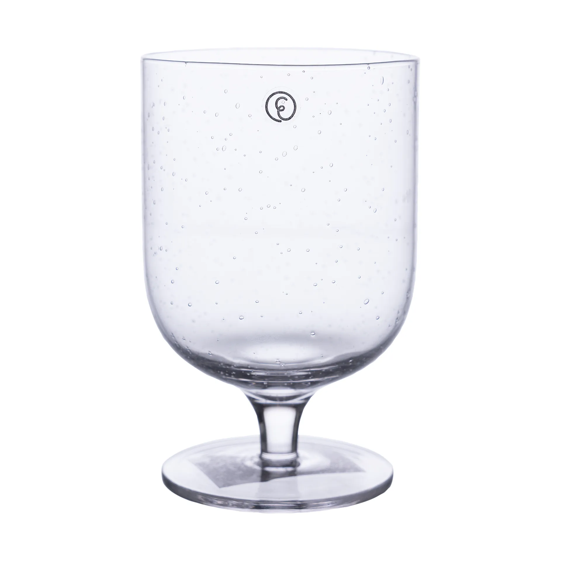 Ernst Trinkglas auf Fuß, Glas mit Blasen 30 cl, 2er-Pack, Klar ERNST