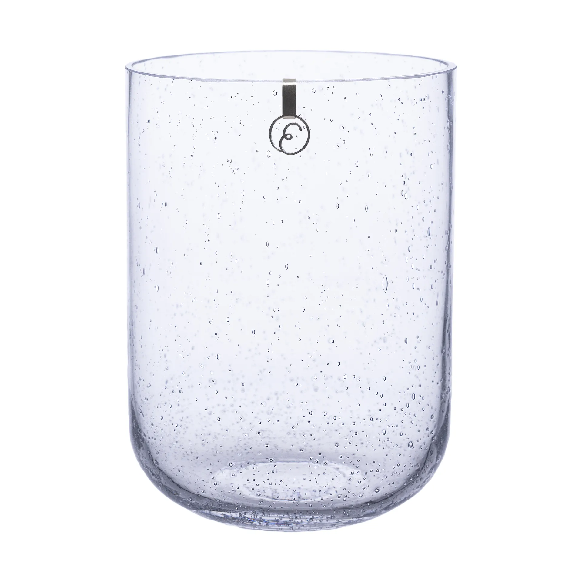Ernst Vase aus Glas mit Blasen 18 cm, Klar ERNST