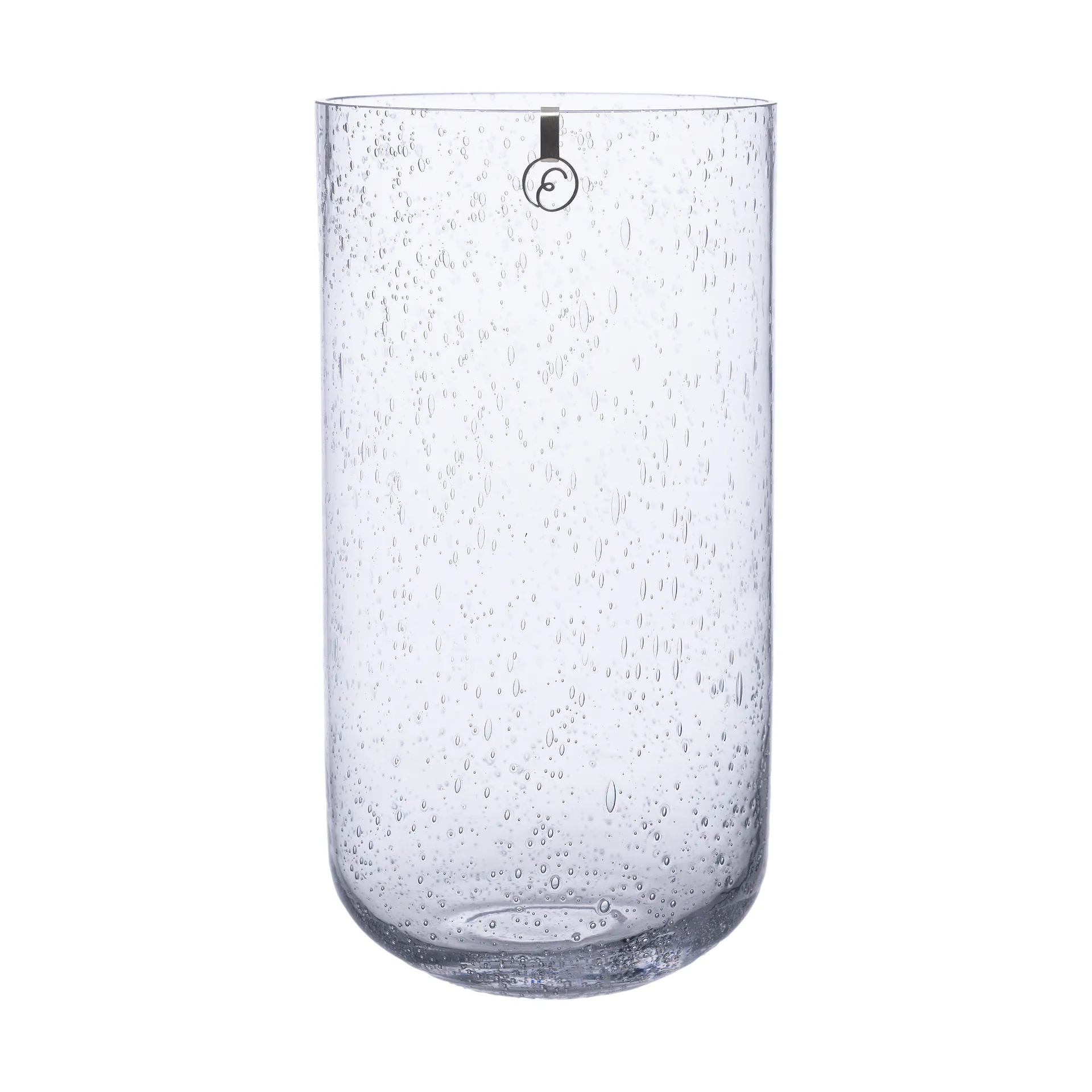 Ernst Vase aus Glas mit Blasen 25 cm, Klar ERNST
