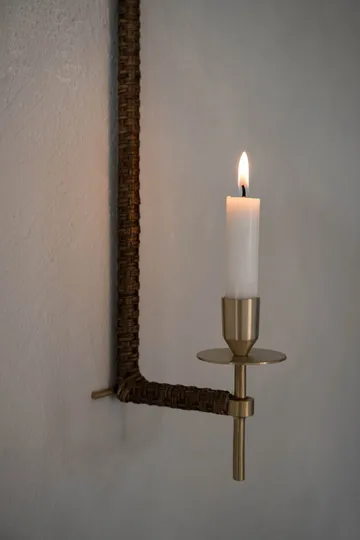 Ernst Wandleuchter geflochten - Mässing, 47 cm - ERNST