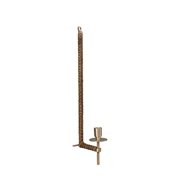 Ernst Wandleuchter geflochten - Messing, 47 cm - ERNST