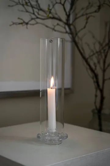 Ernst Windlicht für Stabkerzen - Glas, Ø9x27,5 cm - ERNST