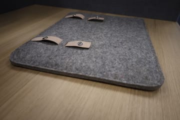 Nostalgi Sitzkissen 33x40 cm - Graue Naturwolle - Essem Design